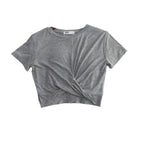Pair of ankle socks from Style Point BD featuring a knotted, loose-fitting sporty casual T-shirt design.