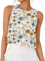 IDEALSANXUN Womens Linen Crop Tank Tops 2026 Spring Summer Sleeveless Tops - stylepointwear