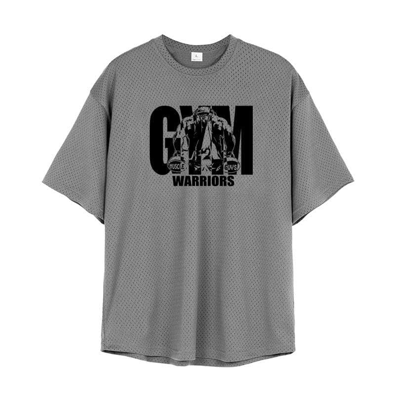 Men's mesh breathable gym t-shirt offering luxury comfort and style for intense workouts and active lifestyles