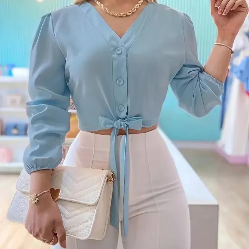 Luxury lace-up cropped top showcasing exquisite design and elegant details perfect for upscale fashion lovers.